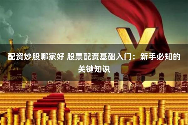 配资炒股哪家好 股票配资基础入门：新手必知的关键知识