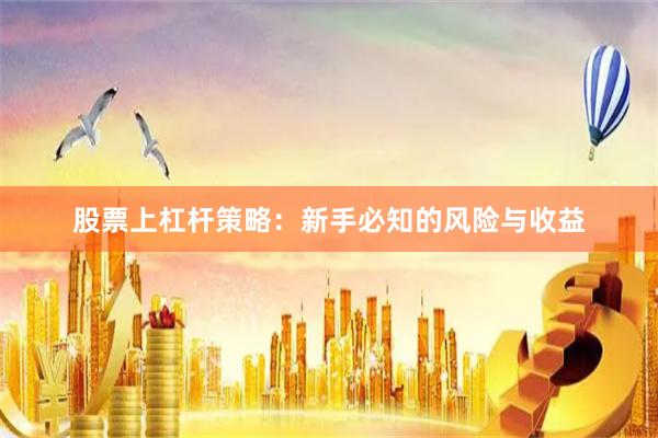股票上杠杆策略:新手必知的风险与收益